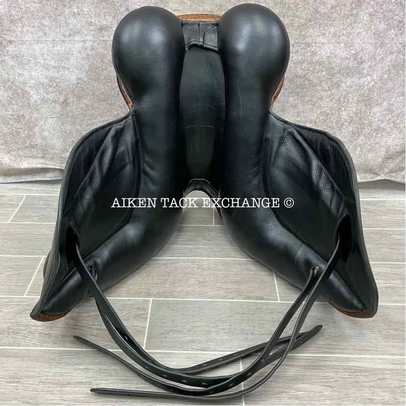 2018 Custom Saddlery Icon Star Monoflap Dressage Saddle, 17" Seat, Short Flap, Adjustable Tree, Wool Flocked Panels