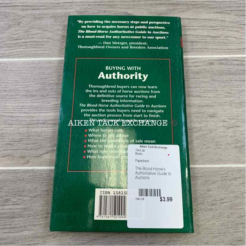 The Blood Horse's Authoritative Guide to Auctions