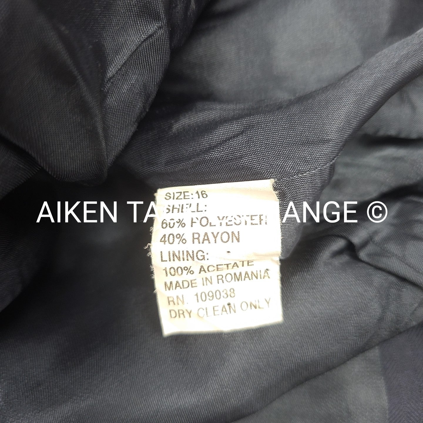 Ovation Show Coat, Size 16
