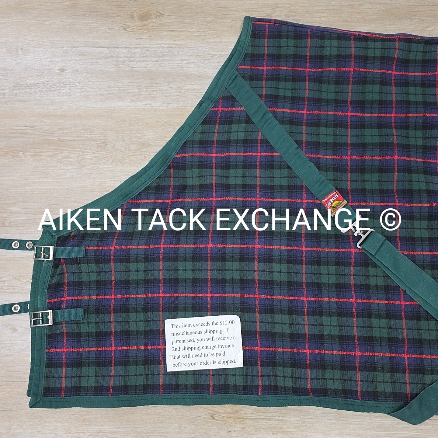 5/A Baker Original Stable Blanket, Tartan, 78"