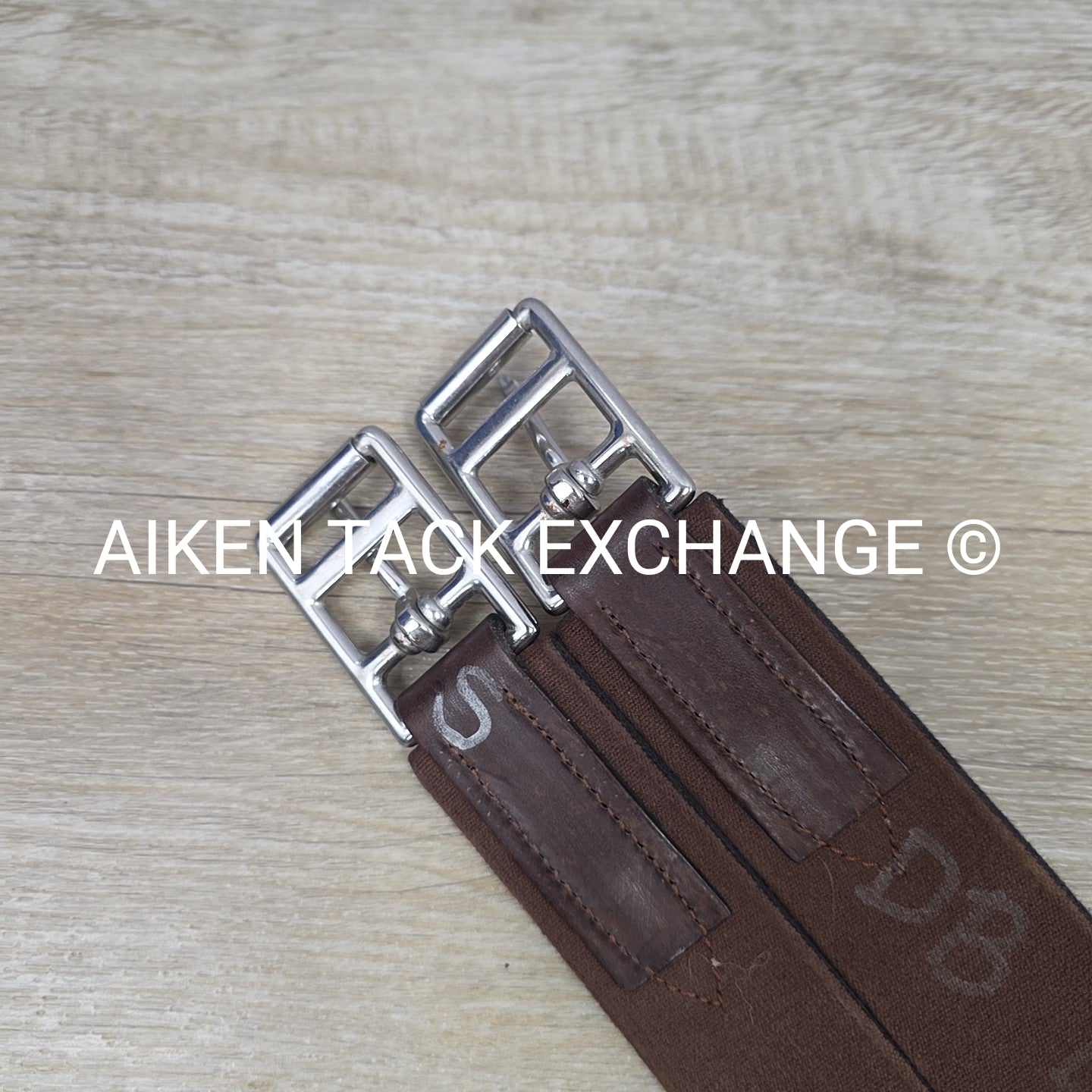 Dover Saddlery Circuit Leather Girth, Brown, 54"