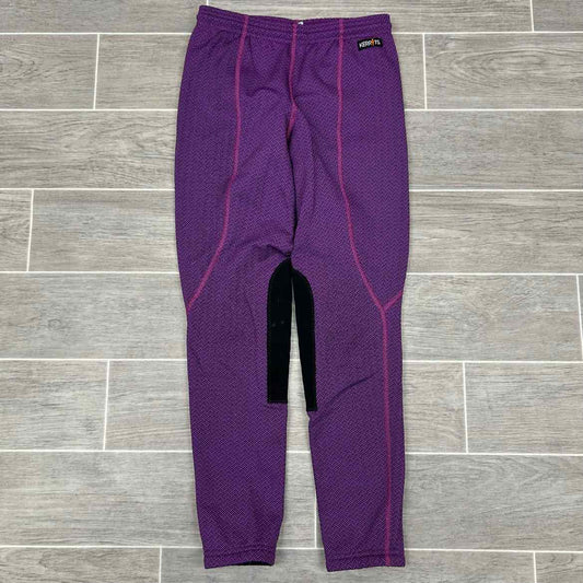 Kerrits Fleece Lite Knee Patch Tights, Size X-Large