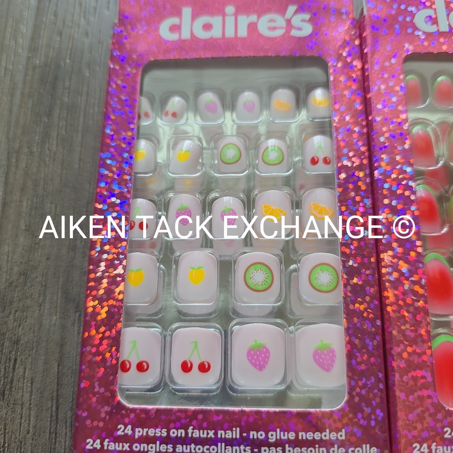 Claire's Press-On Nails (2 Sets) - 24 Count Each (48 Total)