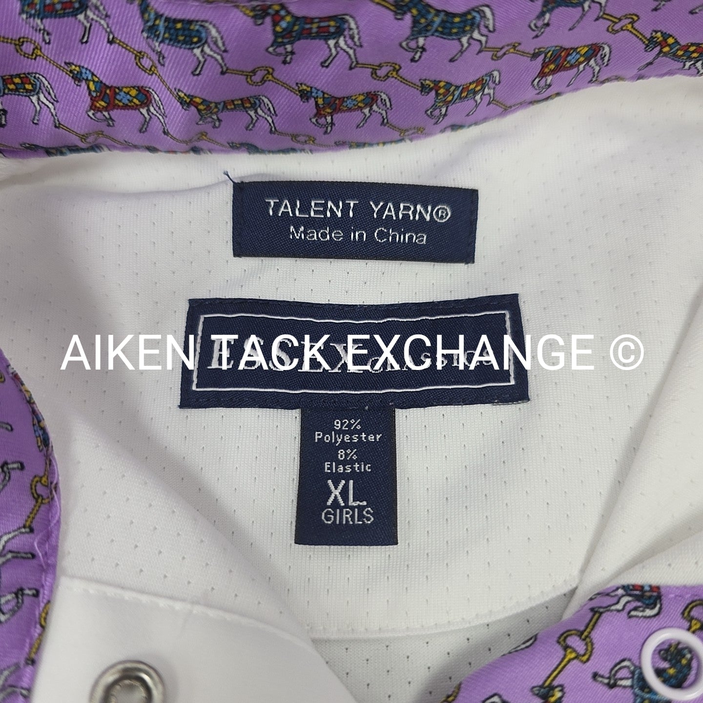 Essex Classics Talent Yarn Long Sleeve Sun Shirt Show Shirt, Size X-Large