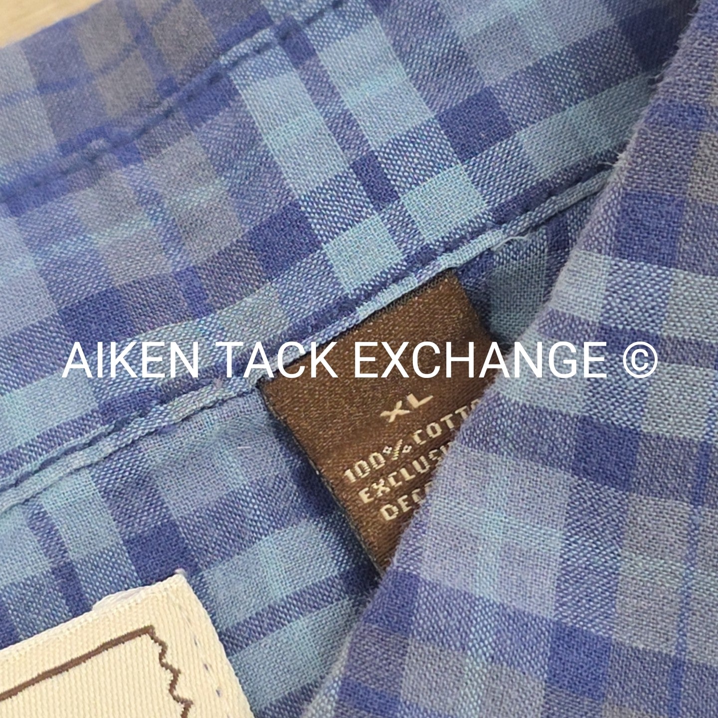 Bit & Bridle Button Up Lightweight Flannel, Women's XLarge