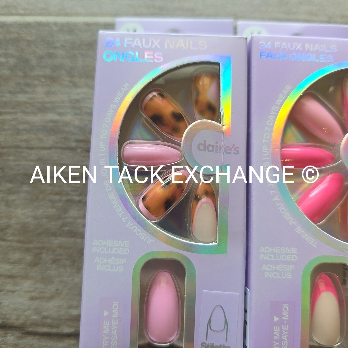 Claire's Press-On Nails (2 Sets) - 24 Count Each (48 Total)