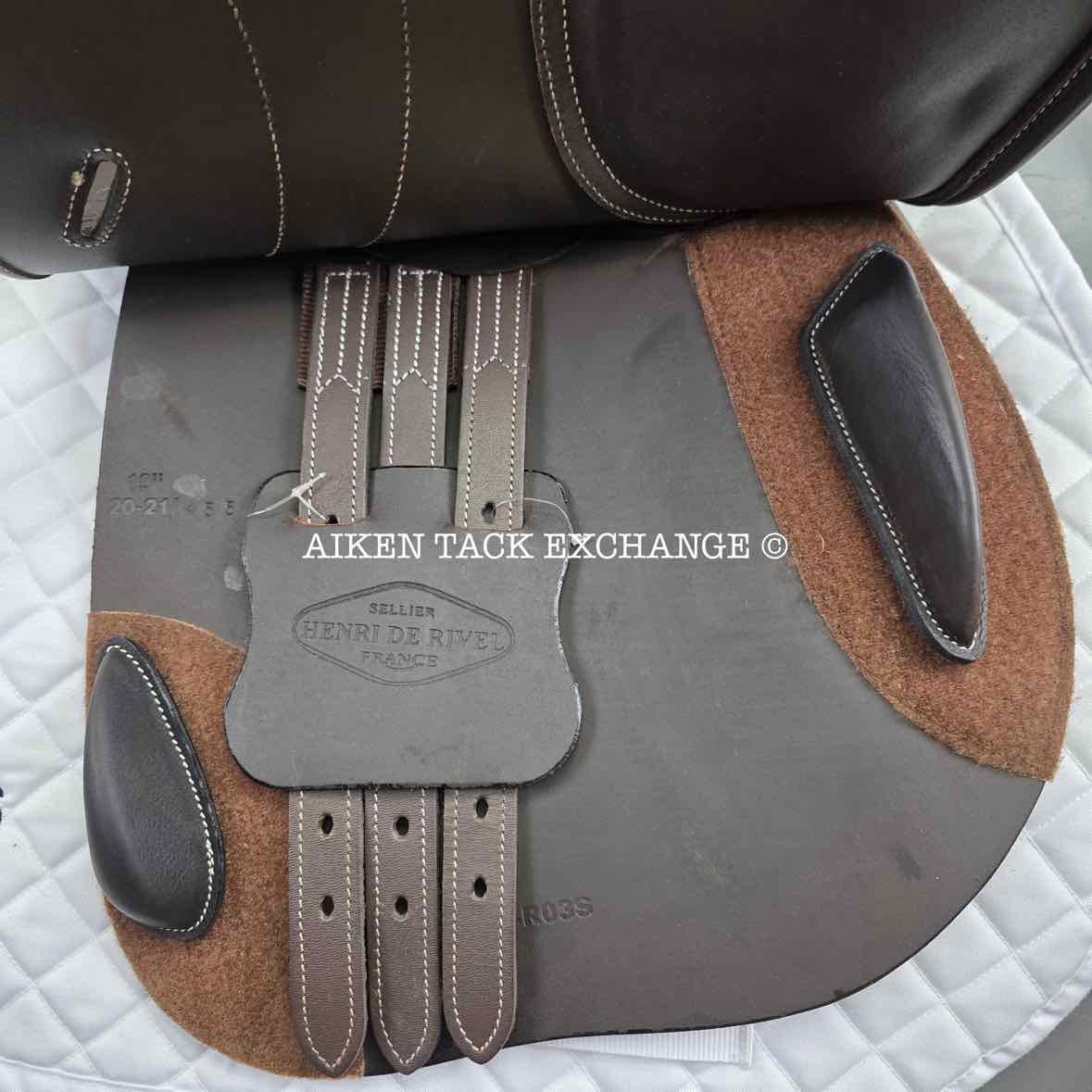 HDR Equipe Close Contact Jump Saddle, 19" Seat, Adjustable Tree - Changeable Gullet, Foam Panels