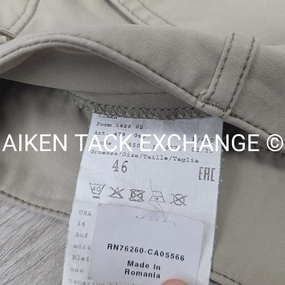Pikeur Ciara Knee Patch Breeches, Size 34