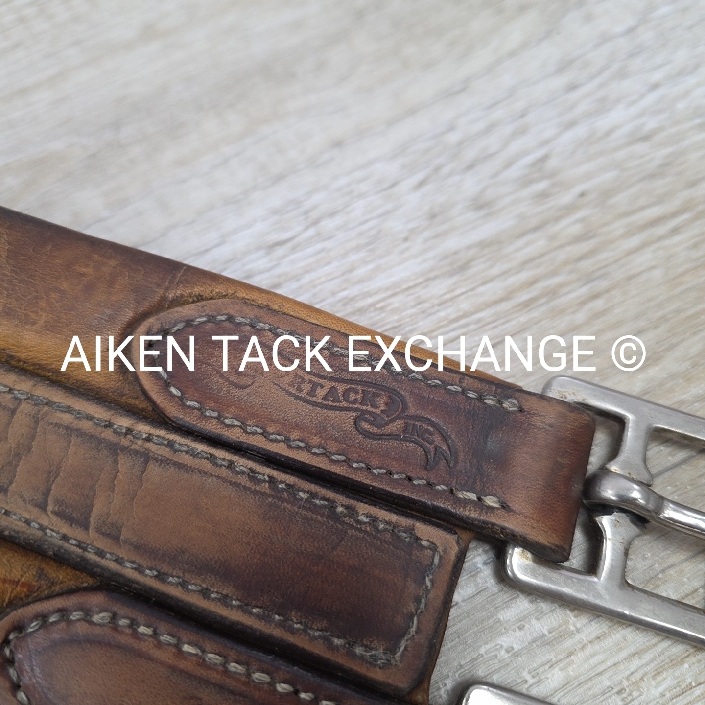 Mortack Girth with Double Elastic, Brown, 46"