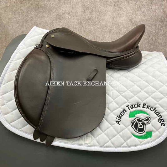 **SOLD** Barnsby All Purpose Saddle, 15" Seat, Wide Tree, Wool Flocked Panels