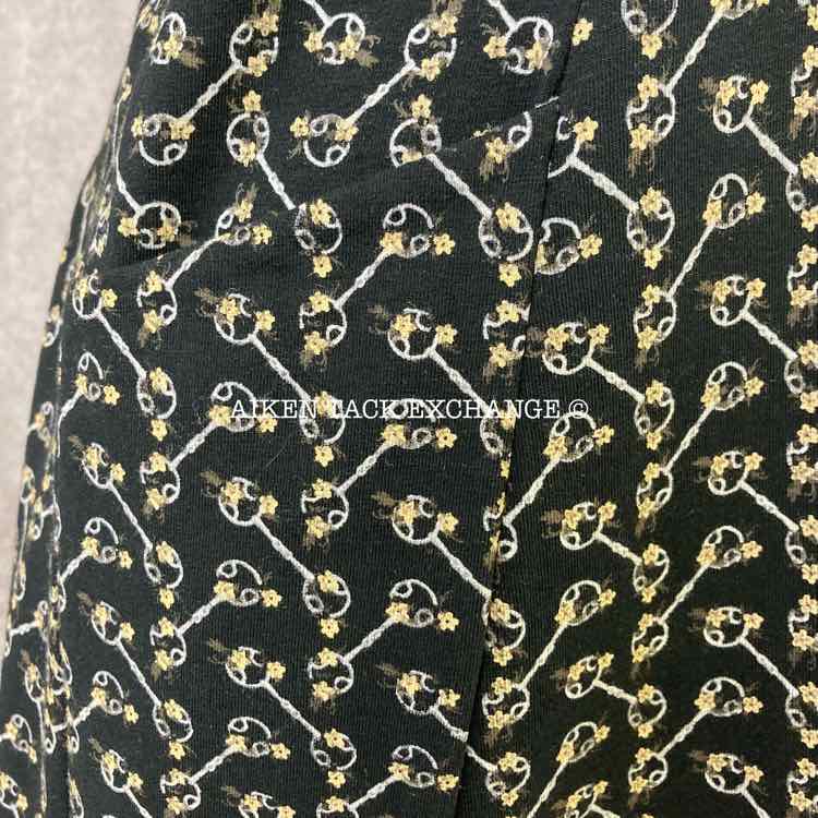 Kerrits EQL Inspired Jersey Dress, Black Lattice Bit, Size 2X