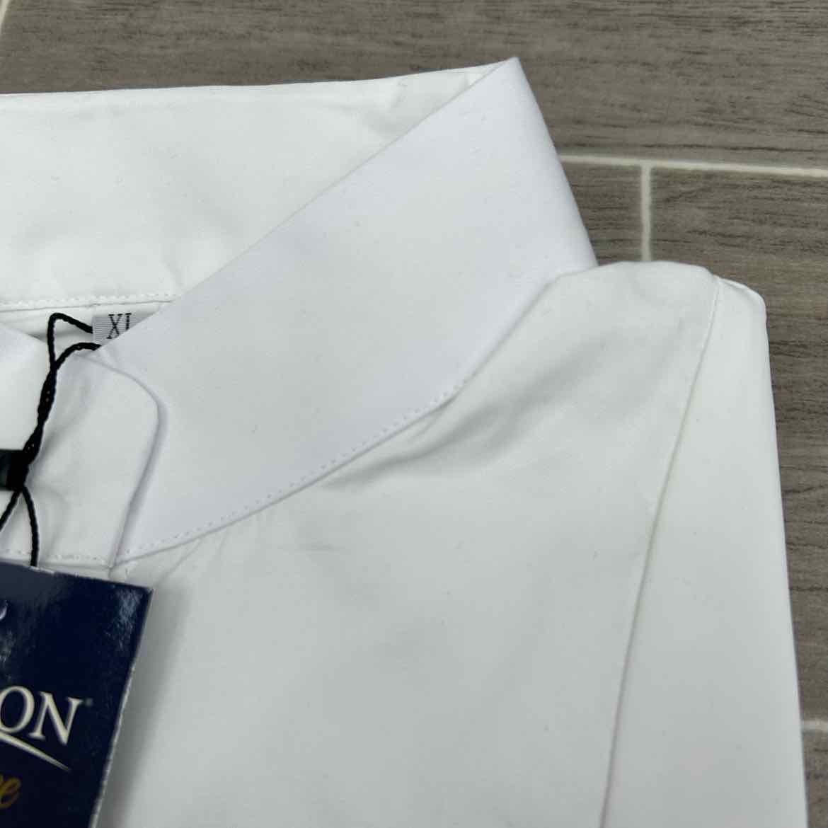 Ovation Elegance Long Sleeve Show Shirt, White, Size X-Large