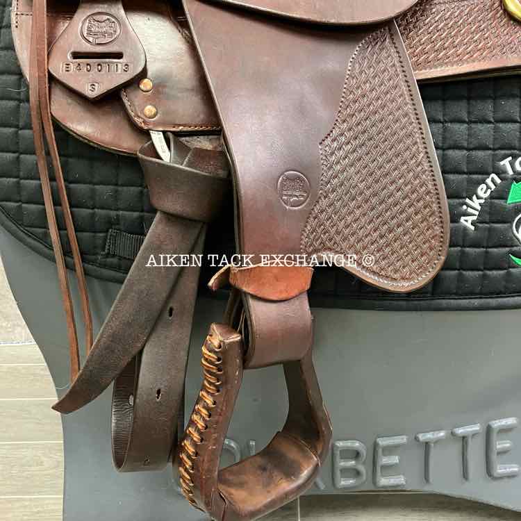 2000 Tucker Endurance Saddle, 18" Seat, Medium Tree - Semi QH Bars