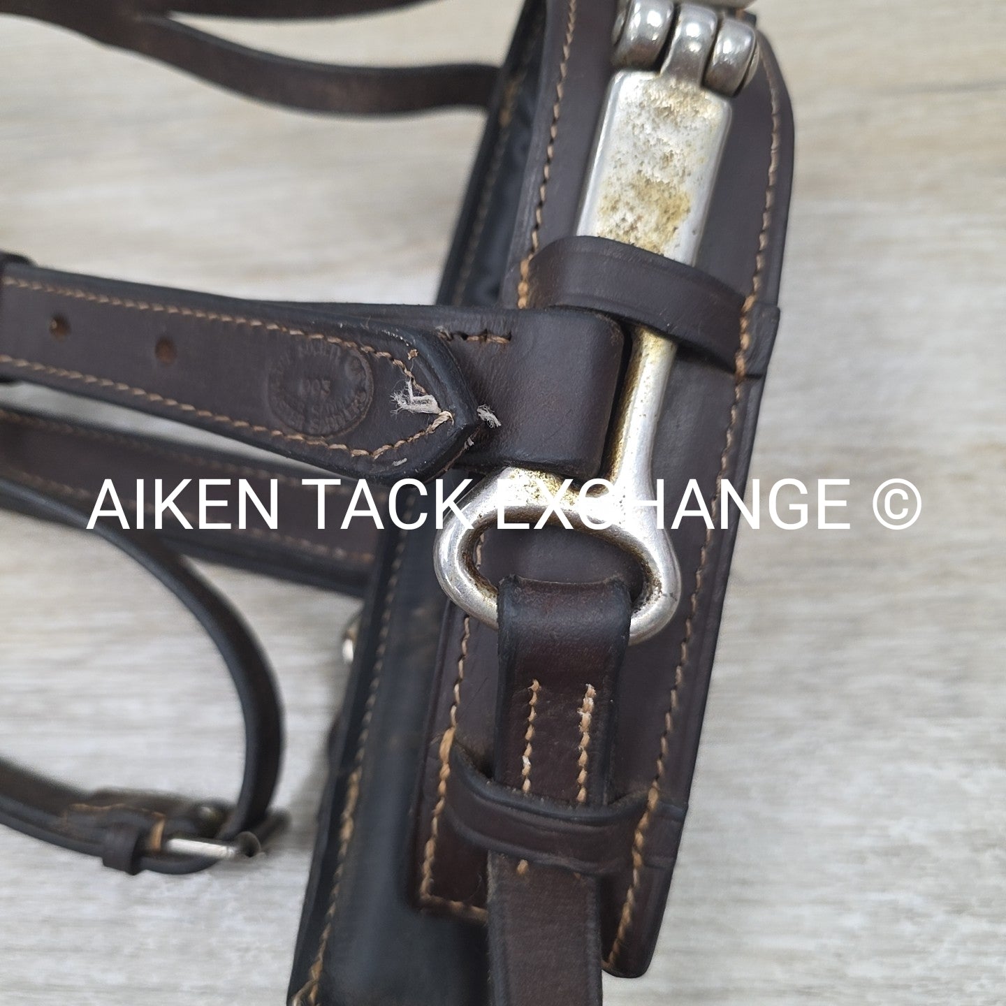 Society of Master Saddlers Lunging Cavesson, Brown, Size Cob