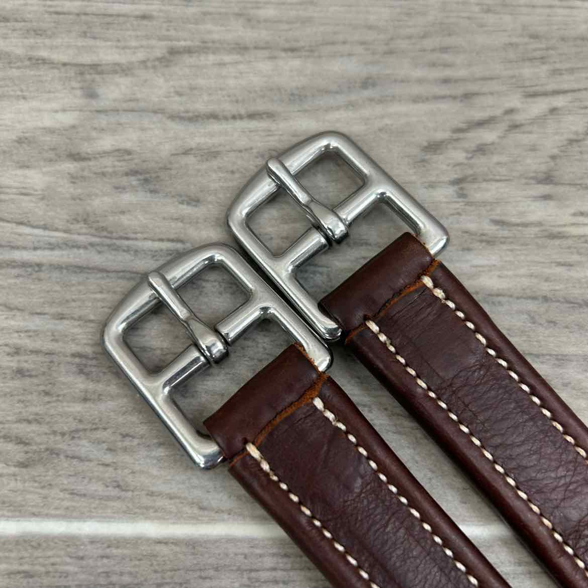 Devoucoux Stirrup Leathers, Brown, 46"