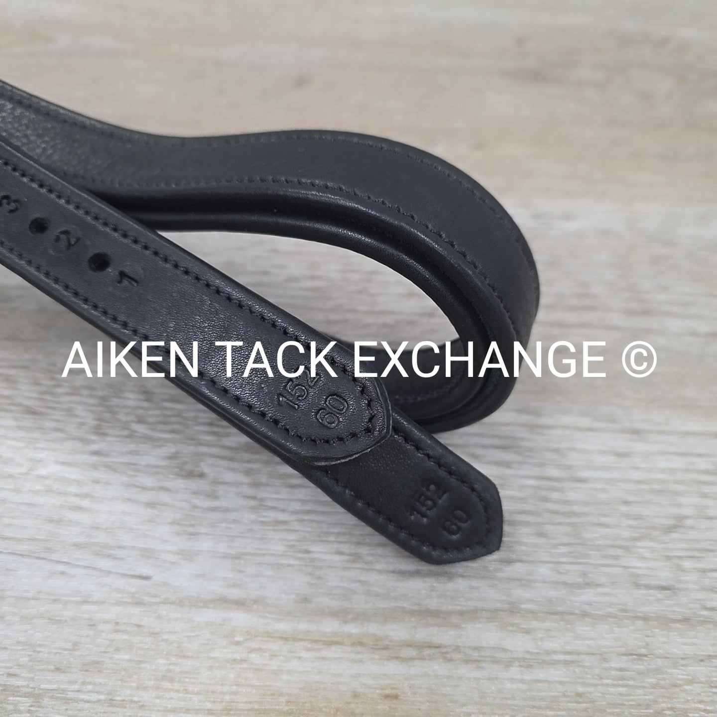 HDR Triple Covered Grippy Close Contact Stirrup Leathers, Black, 60"