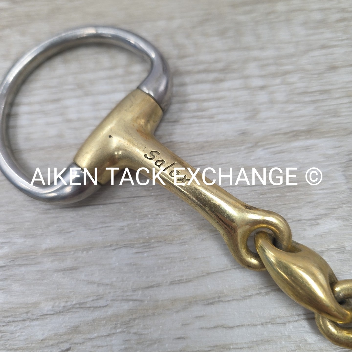 Neue Schule Tranz Angled Lozenge Eggbutt Bradoon Bit 4.75"