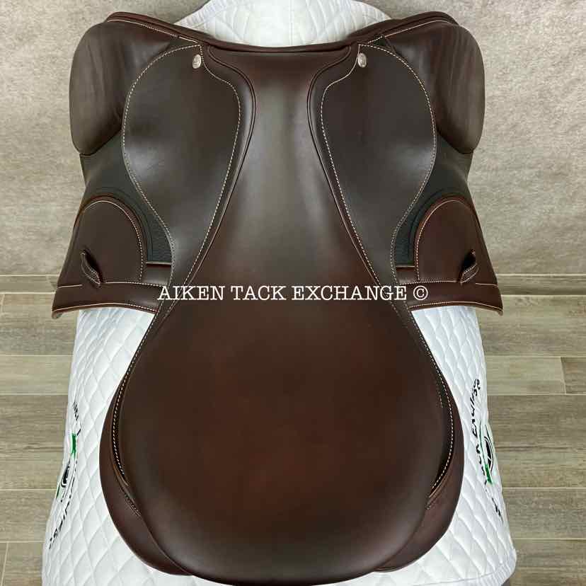 2023 Arion J2 Close Contact Jump Saddle, 18" Seat, 3 CB Flap, Medium Wide Tree, Shoulder-Free Panels, Full Buffalo Leather