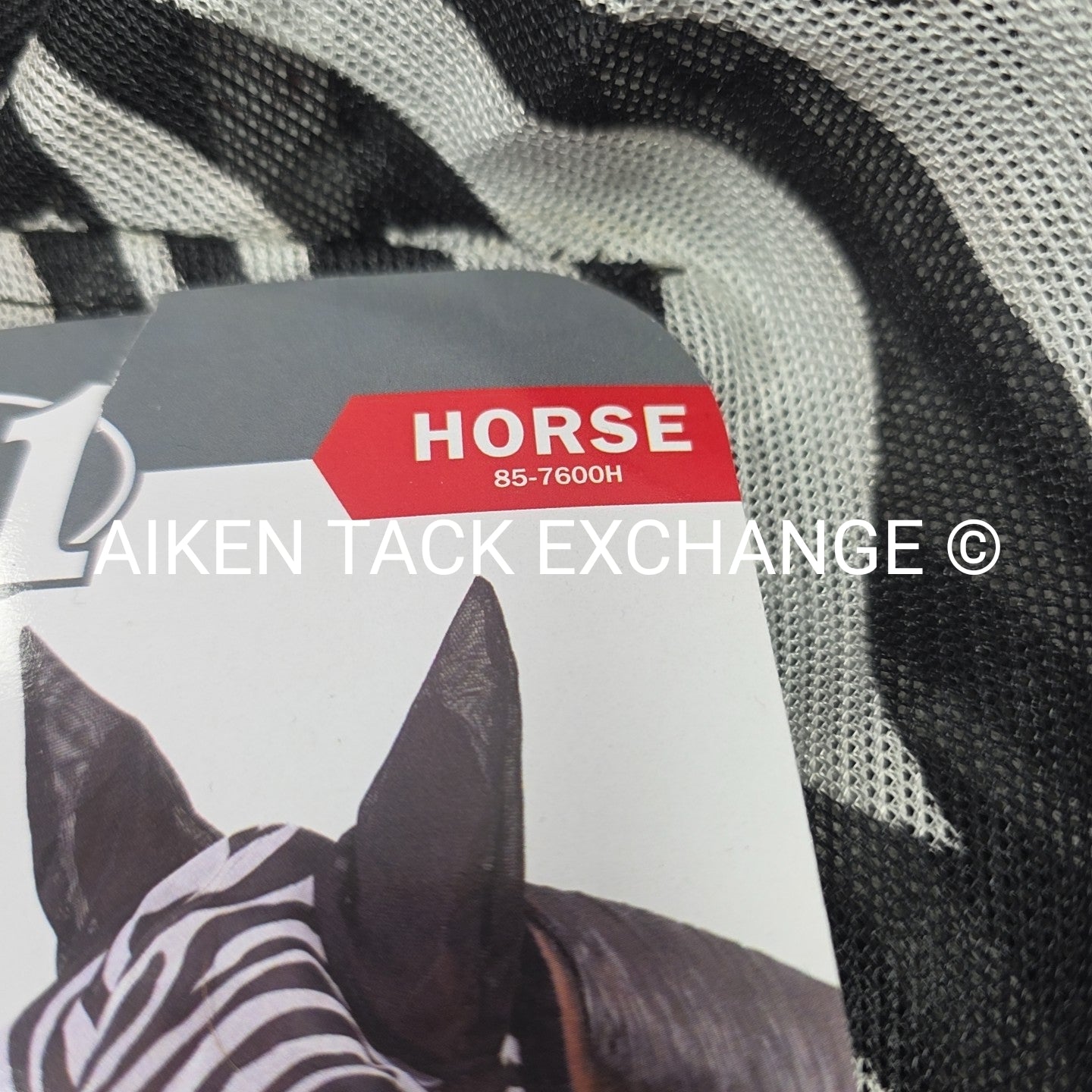Tough 1 Zebra Mesh Fly Mask, Size Full