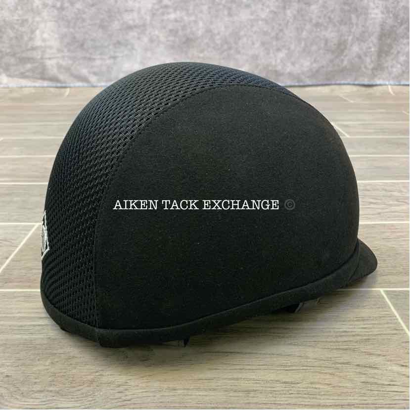 Charles Owen Ayr8+ Suede Riding Helmet, Size 7.5 (61 cm)