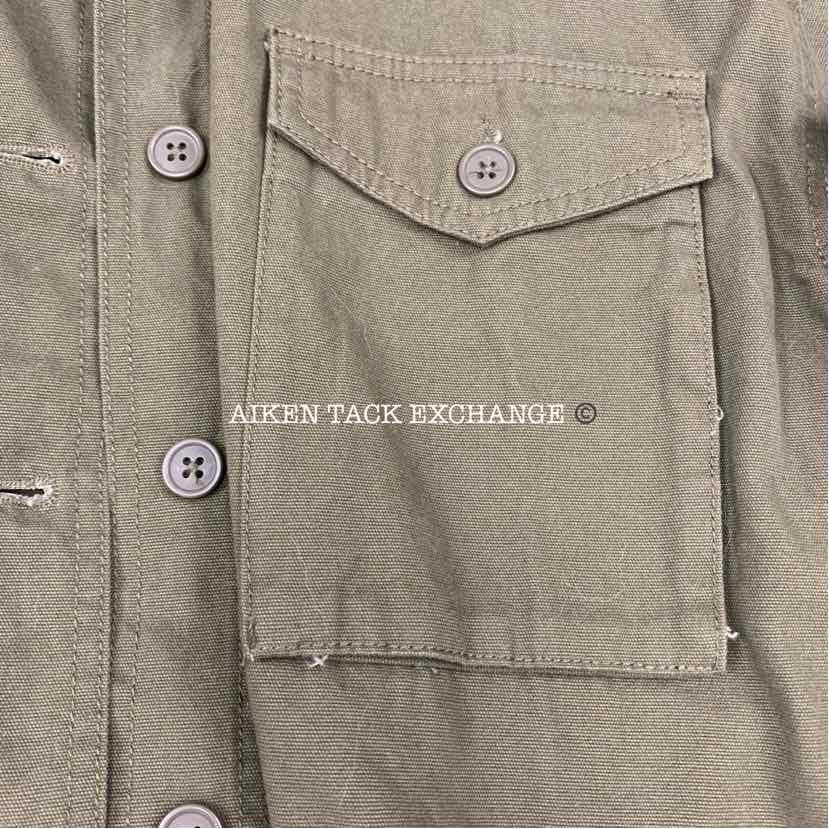 No Boundaries Cropped Utility Jacket, Medium (7/8)