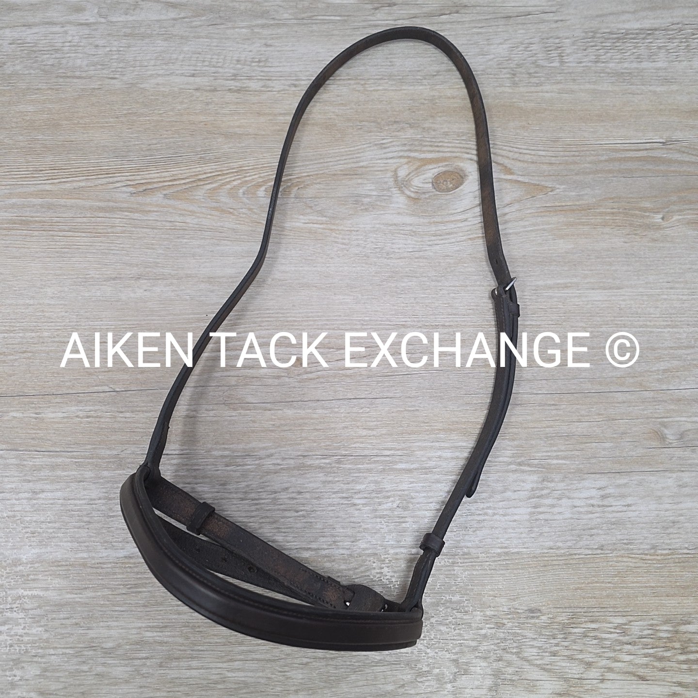 BARGAIN BUNDLE: 2 Plain Raised Nosebands, Size Full, Tory Leather Bitless Noseba