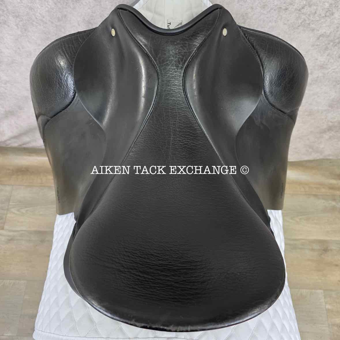 2000 Schleese CHB Dressage Saddle, 17.5" Seat, MW/W Tree, Wool Flocked Panels