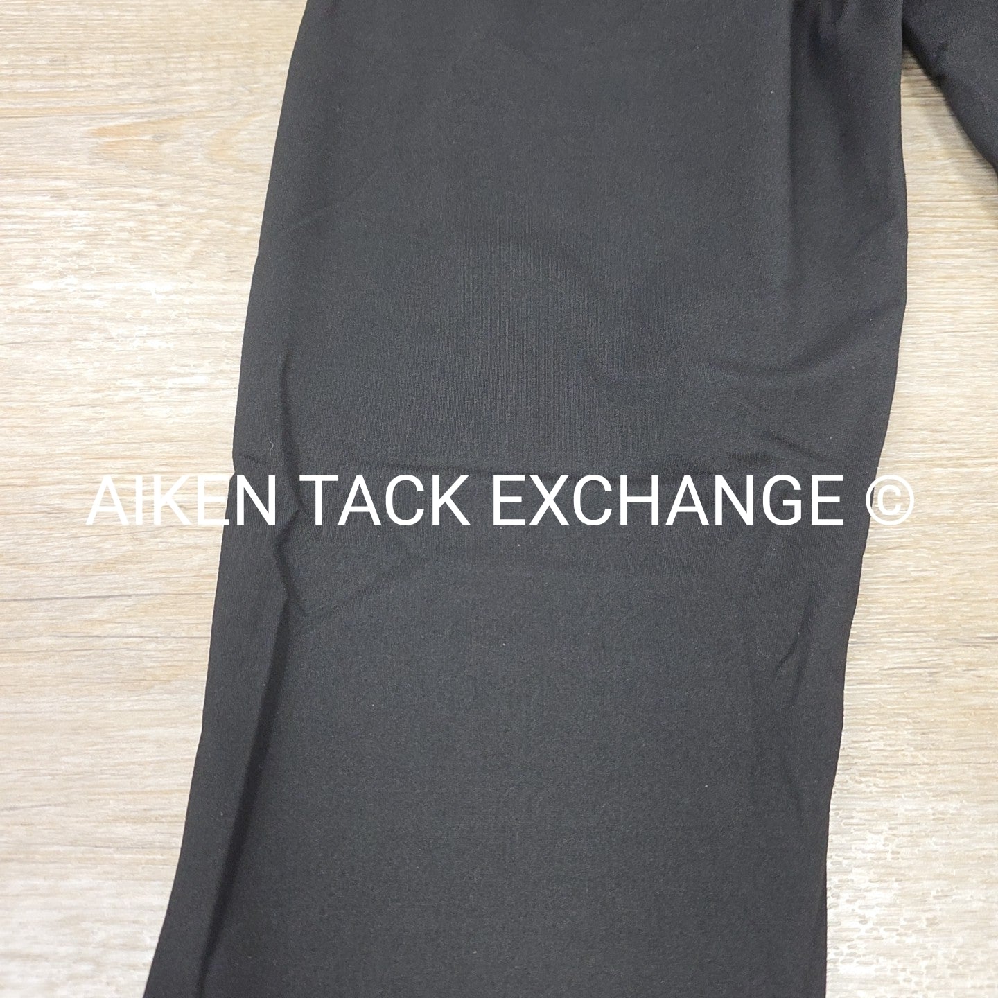 Hi-Rise Athletic Leggings Tights with Pockets, Black, Women's Size L/XL