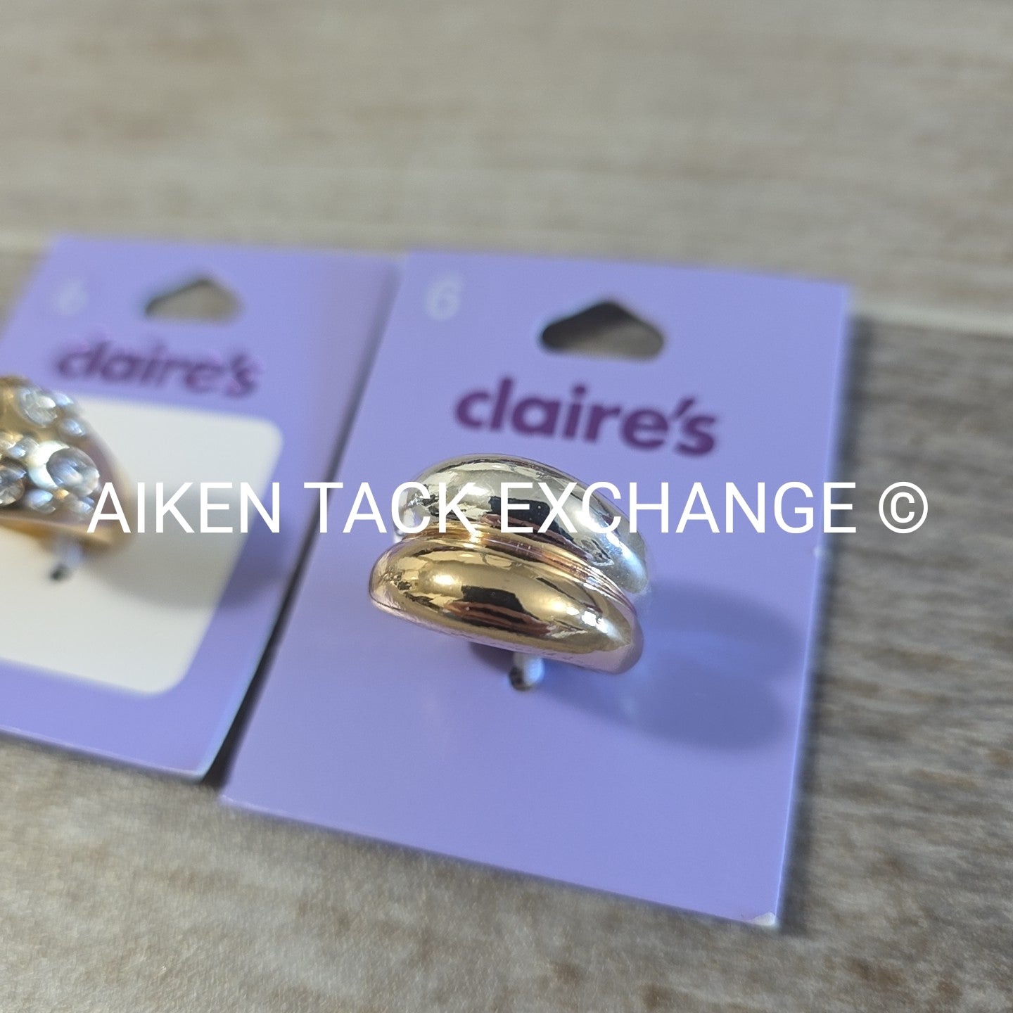 Claire's Rings (2) - Size 6