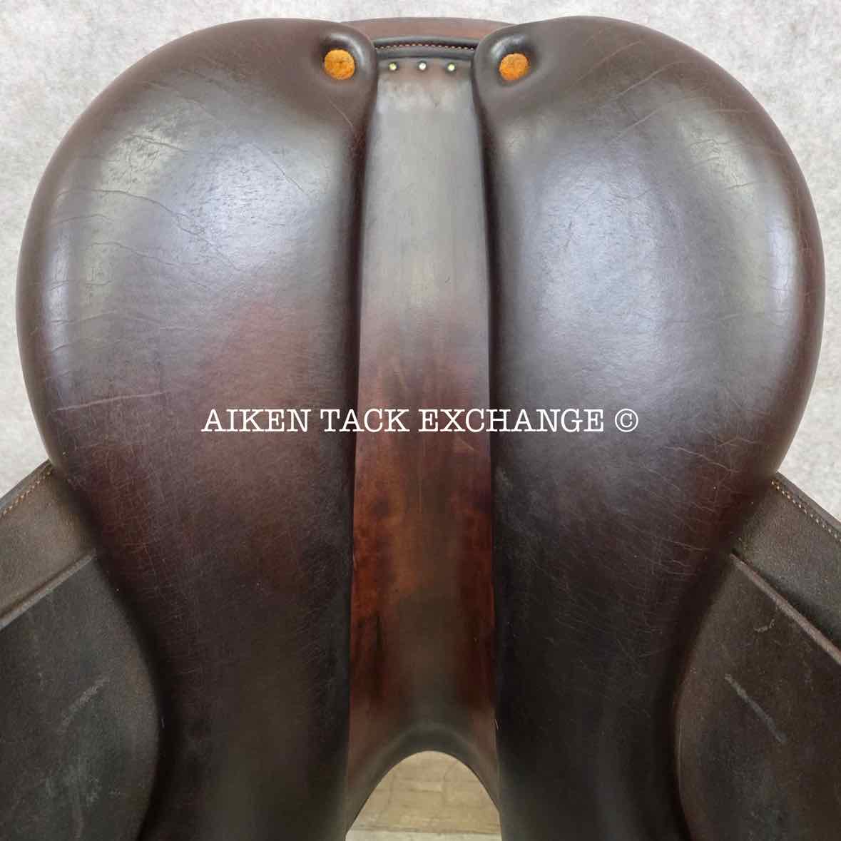 2007 Bruno Delgrange Virtuose Close Contact Jump Saddle, 17.5" Seat, Medium Wide Tree, Foam Panels
