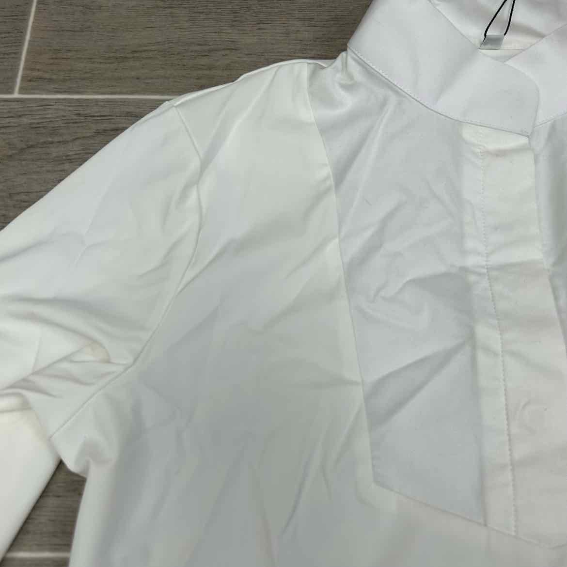 Ovation Elegance Long Sleeve Show Shirt, White, Size Large