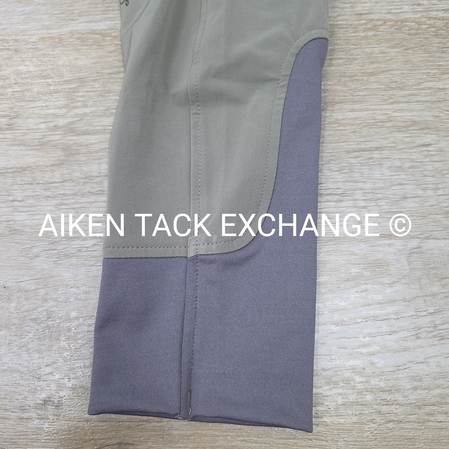 Espoir Equestrian Silicone Grip Knee Patch Breeches, Size US 28 IT 42