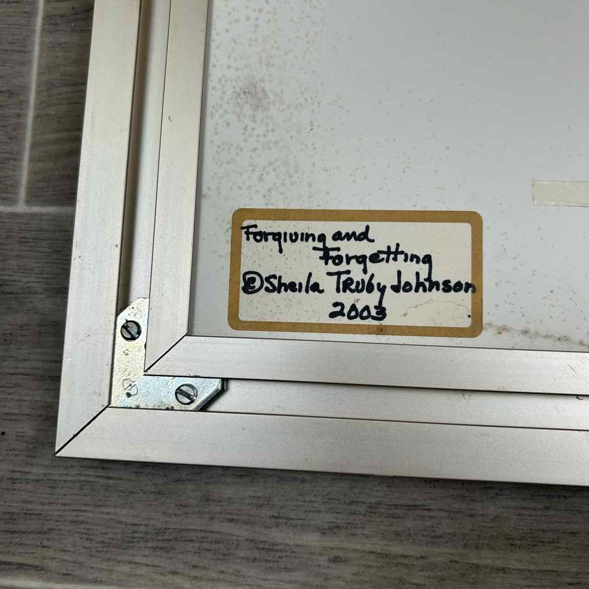 Forgiving and Forgetting by Sheila Johnson, 32.5" x 26.5"