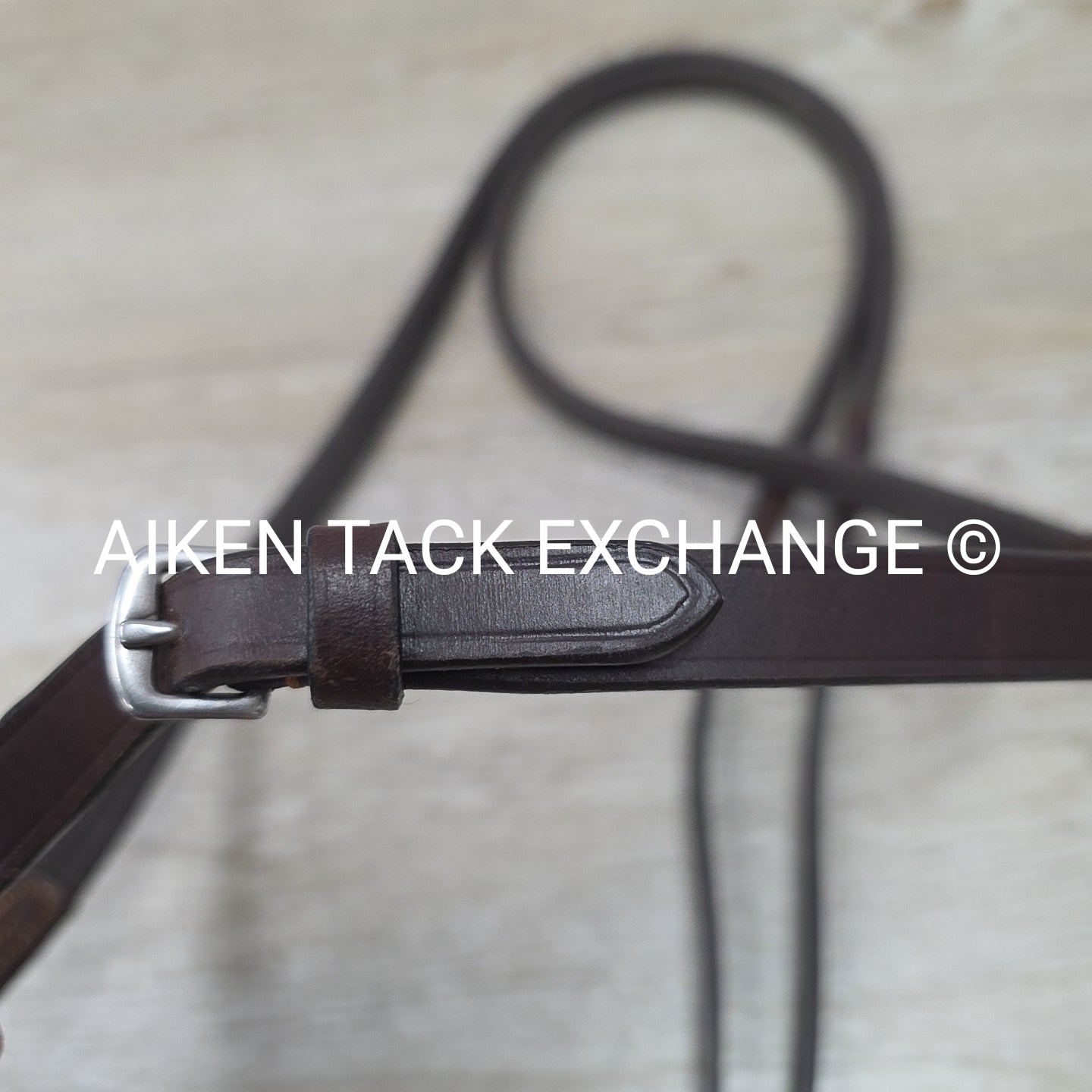 Bobby's English Tack Rubber Reins, Brown, 54"