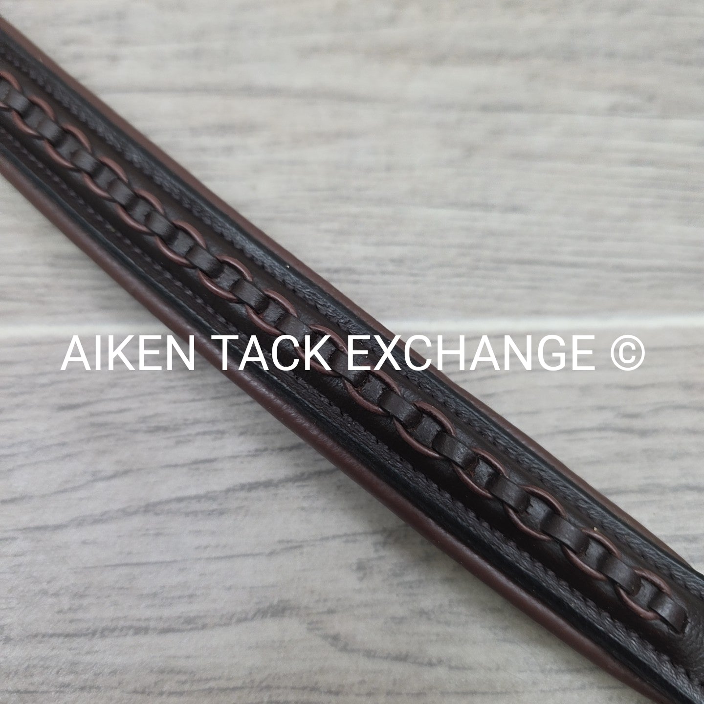Padded Browband, Brown, 14.5"
