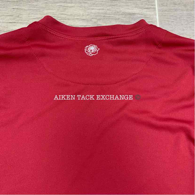 Hannah Childs Janelle Long Sleeve Mesh Top, Size Medium