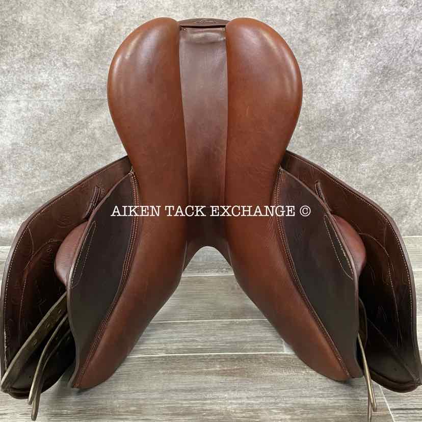 2019 Pessoa Gen-X3 Close Contact Jump Saddle, 17.5" Seat, Adjustable Tree - XCH Changeable Gullet, Foam Panels