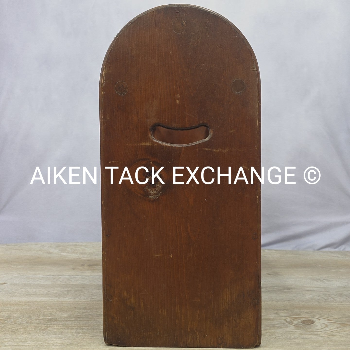 Wood Saddle Stand Tack Box