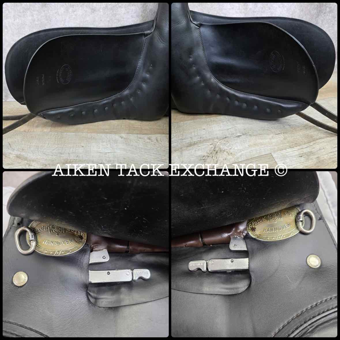 1995 Passier Patron Dressage Saddle, 17.5" Seat, Medium Tree, Wool Flocked Panels