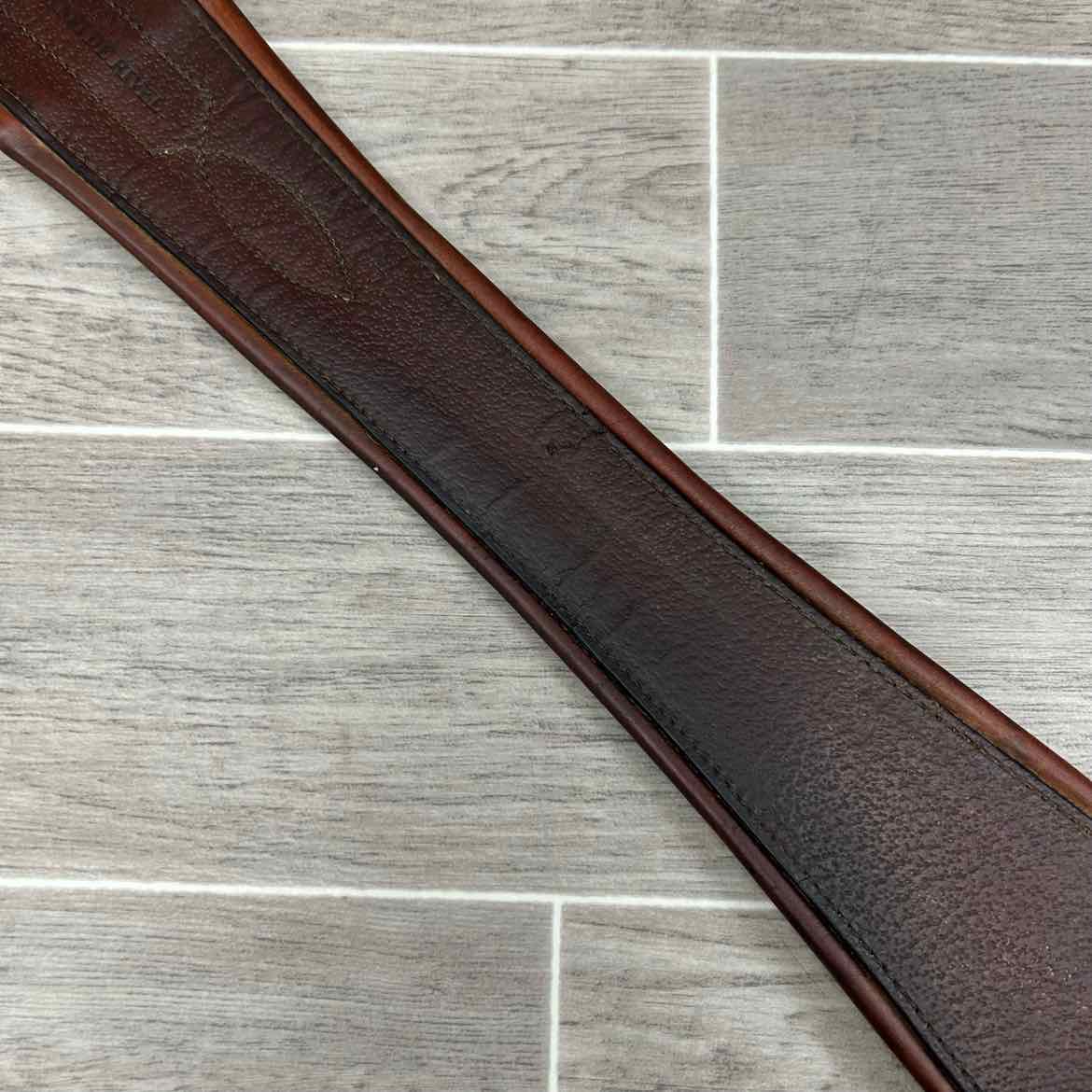 HDR Leather Girth with Single End Elastic 50"