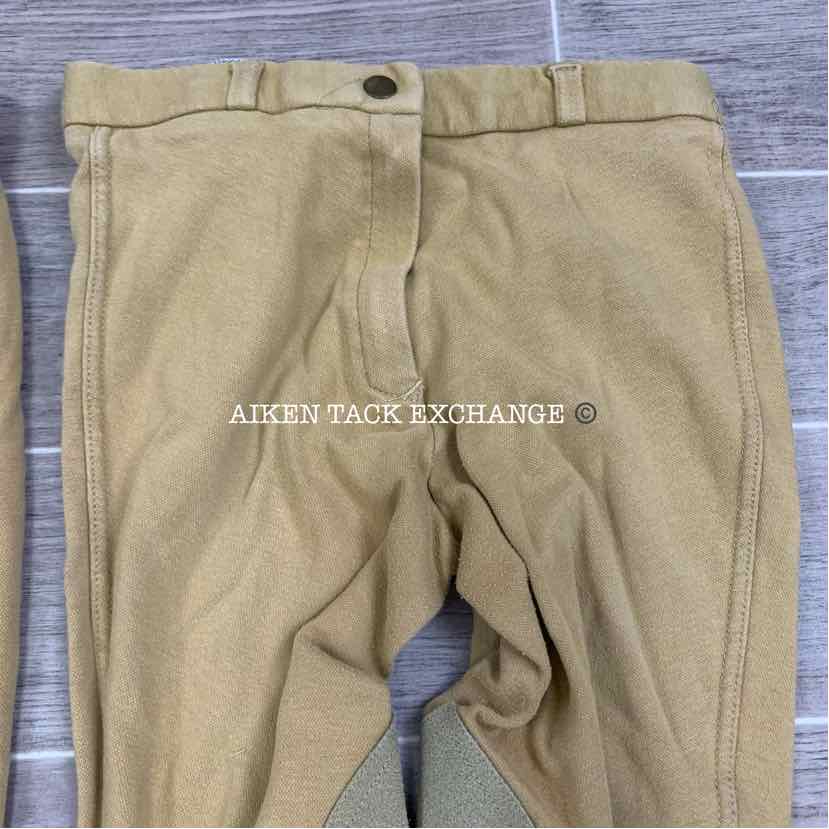 BARGAIN BUNDLE: 2 Pair Ashley Knee Patch Breeches, Size 24 R