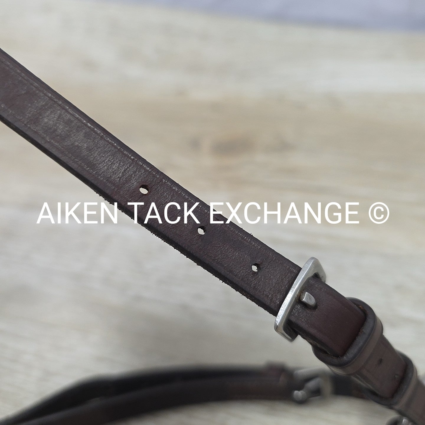 Plain Raised Figure 8 Noseband, Brown, Size Full