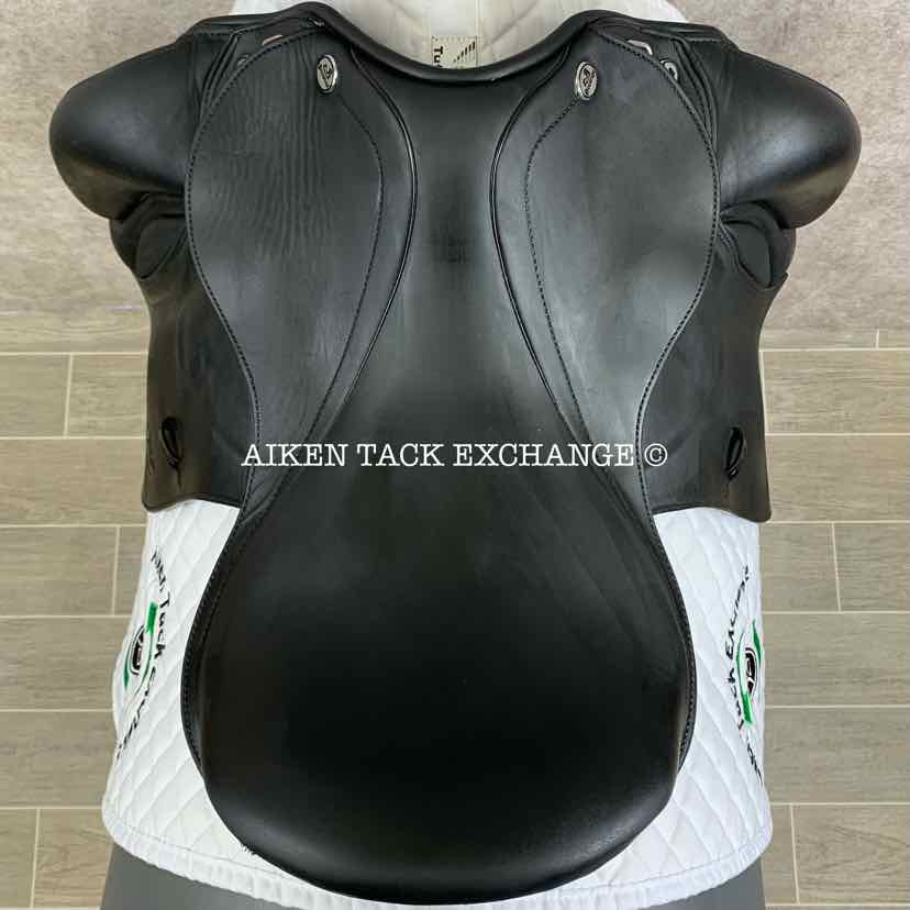 2016 Prestige X-D1D K Zero Monoflap Dressage Saddle, 17" Seat, Wide Tree, Wool Flocked Panels