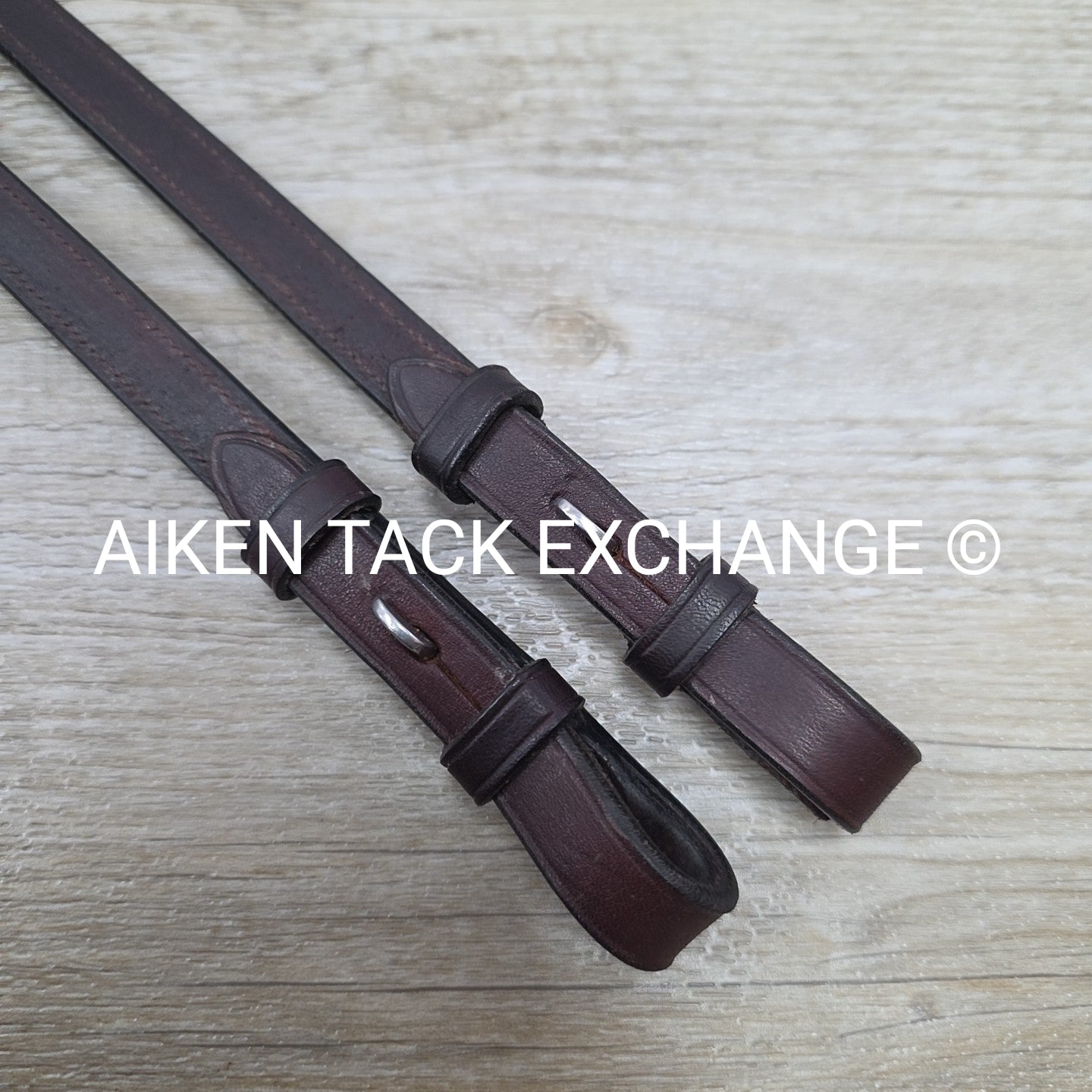 Harmohn Kraft Americana Fancy Stitched Laced Reins, Brown, 56"