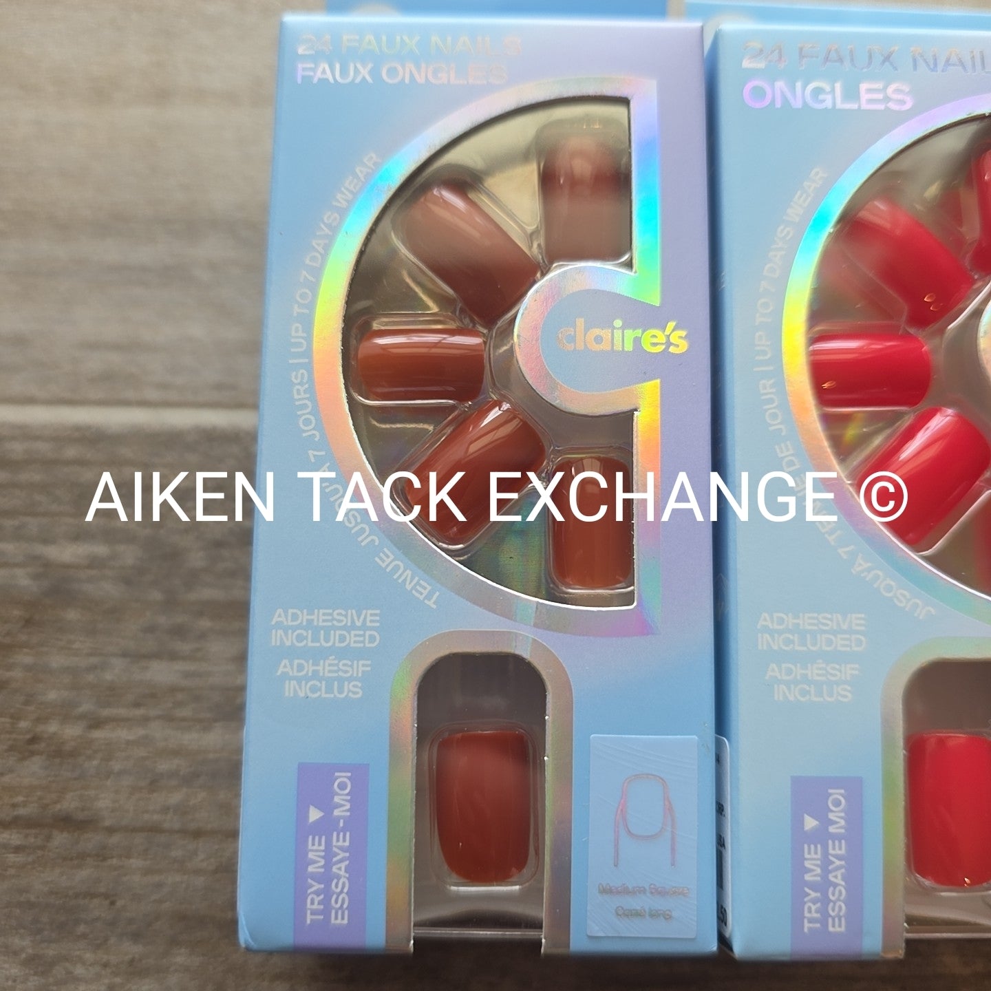Claire's Press-On Nails (2 Sets) - 24 Count Each (48 Total)