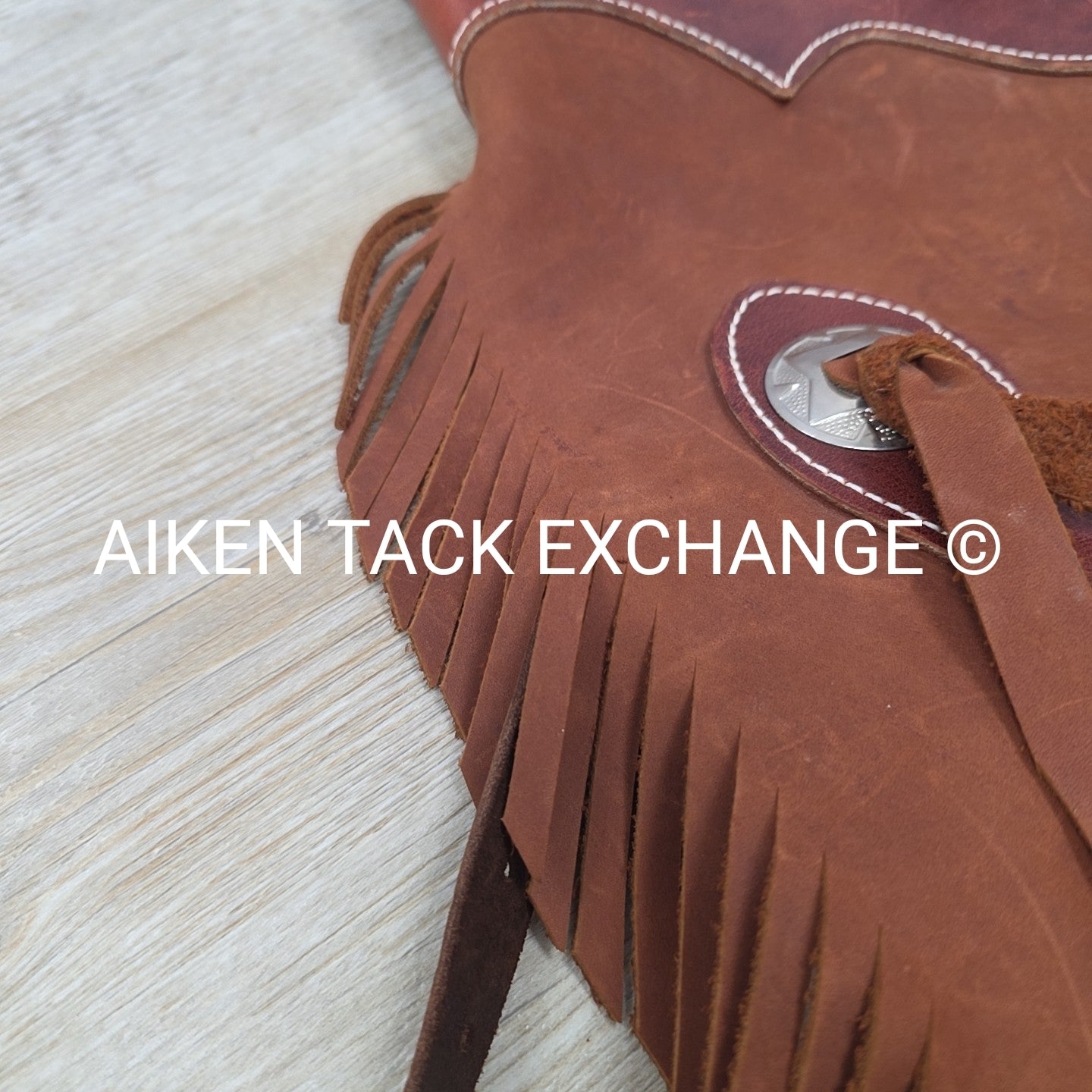 Montana Leathermaker BA Bryan Lindberg Cropped Fringe Chaps, Women's S/M