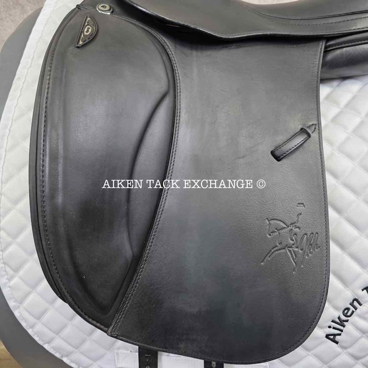 2016 Prestige X-Helen D Dressage Saddle, 17" Seat, 34 Tree - MW, Wool Flocked Panels