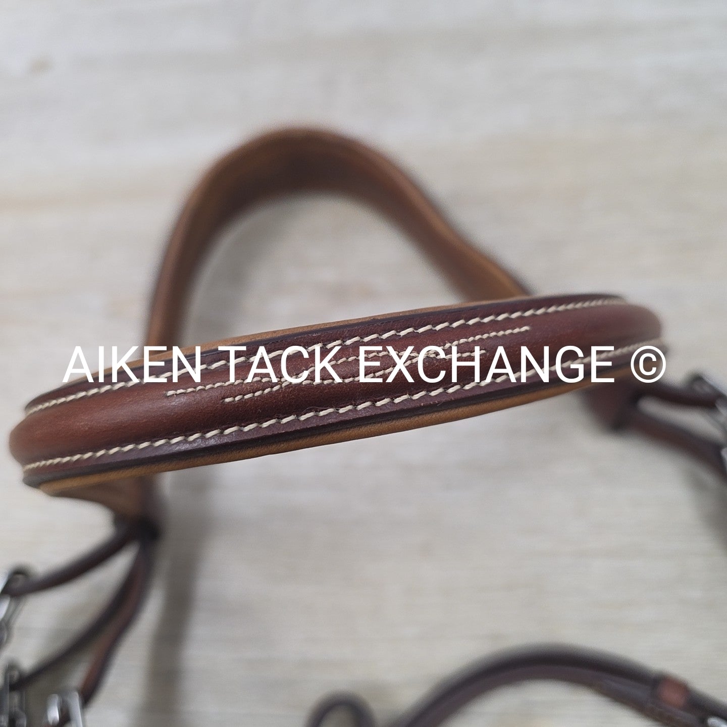 Antares Monocrown Figure 8 Bridle, No Reins, Brown, Oversize (3)