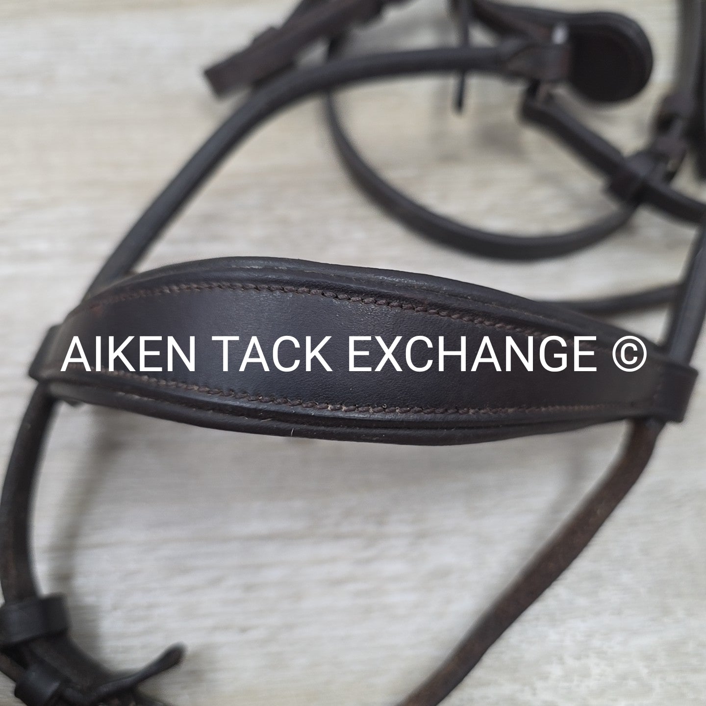 Collegiate ComFiTec Training Bridle, No Reins, Brown, Size Full