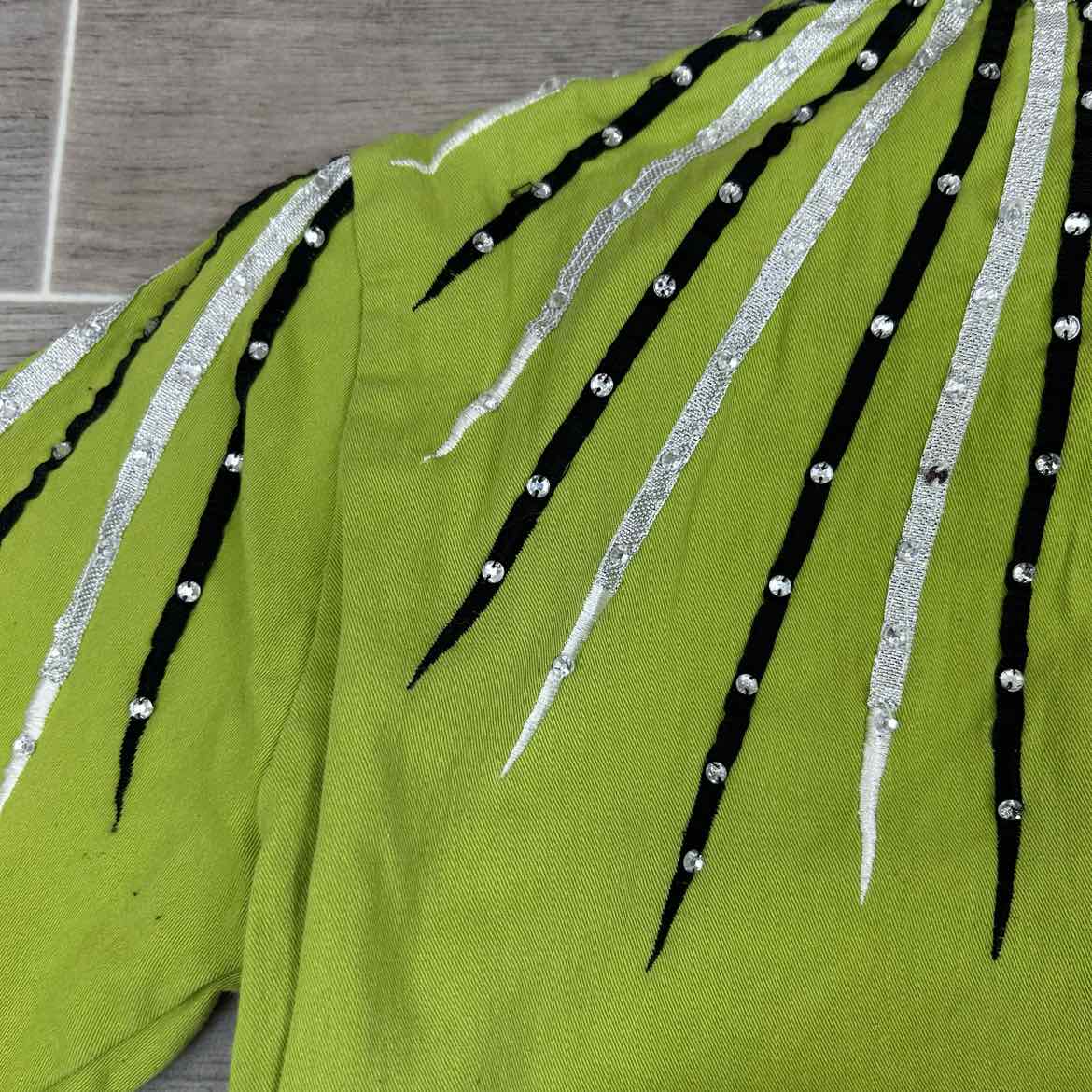 Rod's Long Sleeve Western Show Shirt, Size Medium